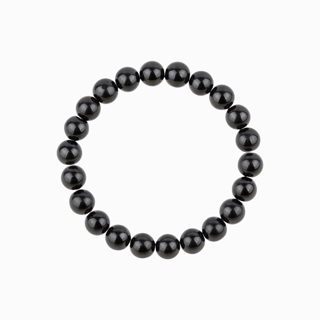 Bracelet en Onyx naturel - Qualité A (boules 8mm)