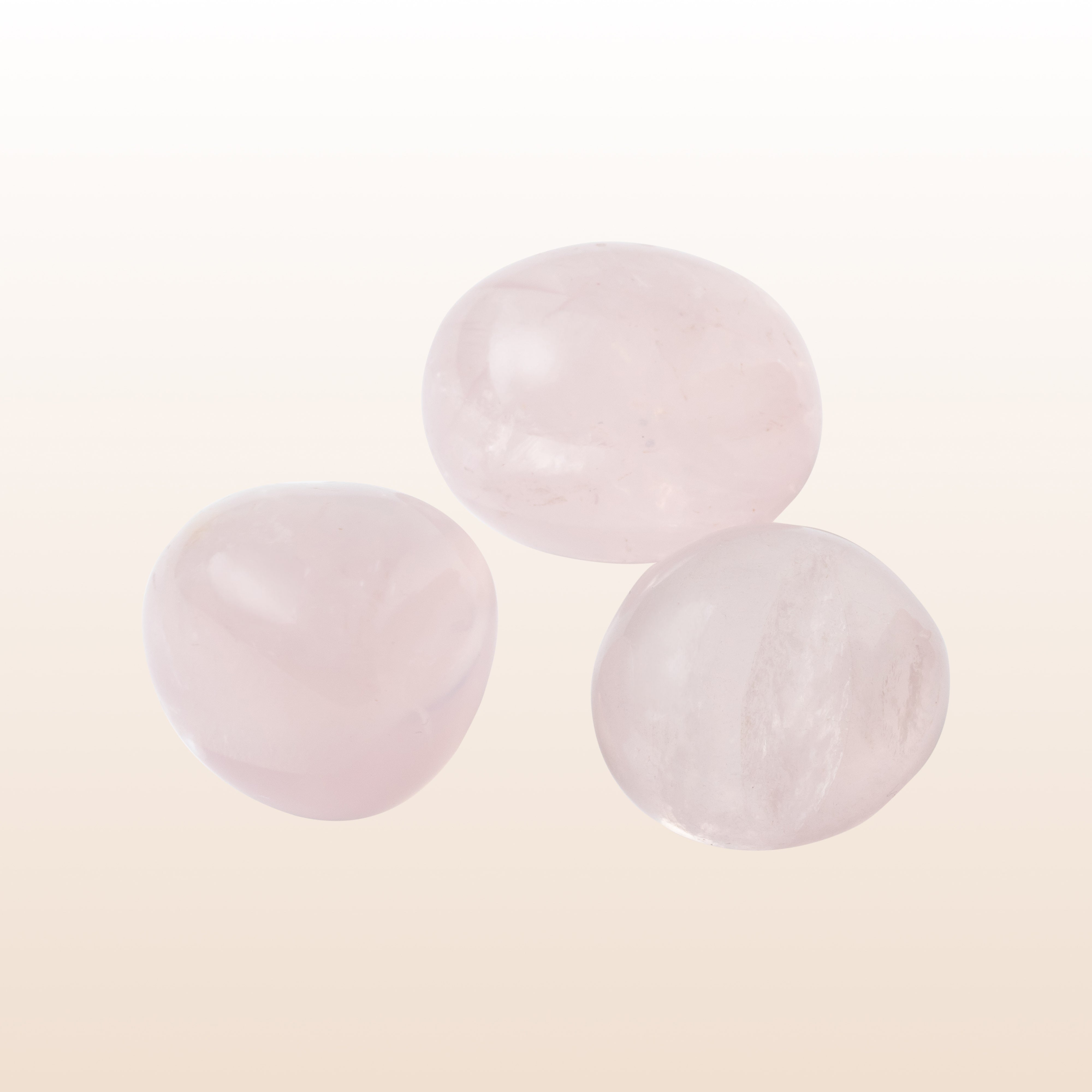 Pierre roulée en Quartz Rose naturelle (2x4cm)