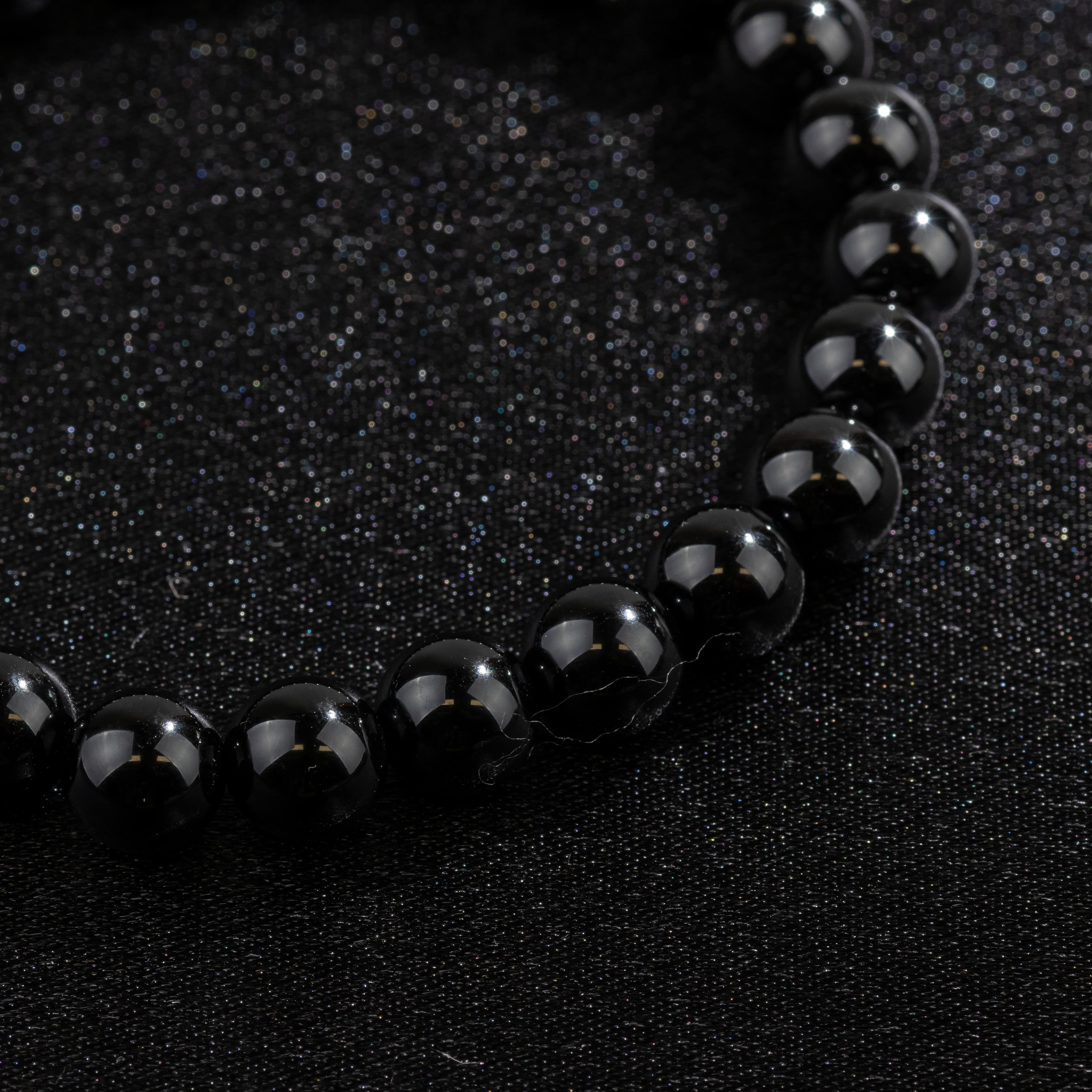 Bracelet en Onyx naturel - Qualité A (boules 8mm) - OFFERT À PARTIR DE 180€ DE COMMANDE