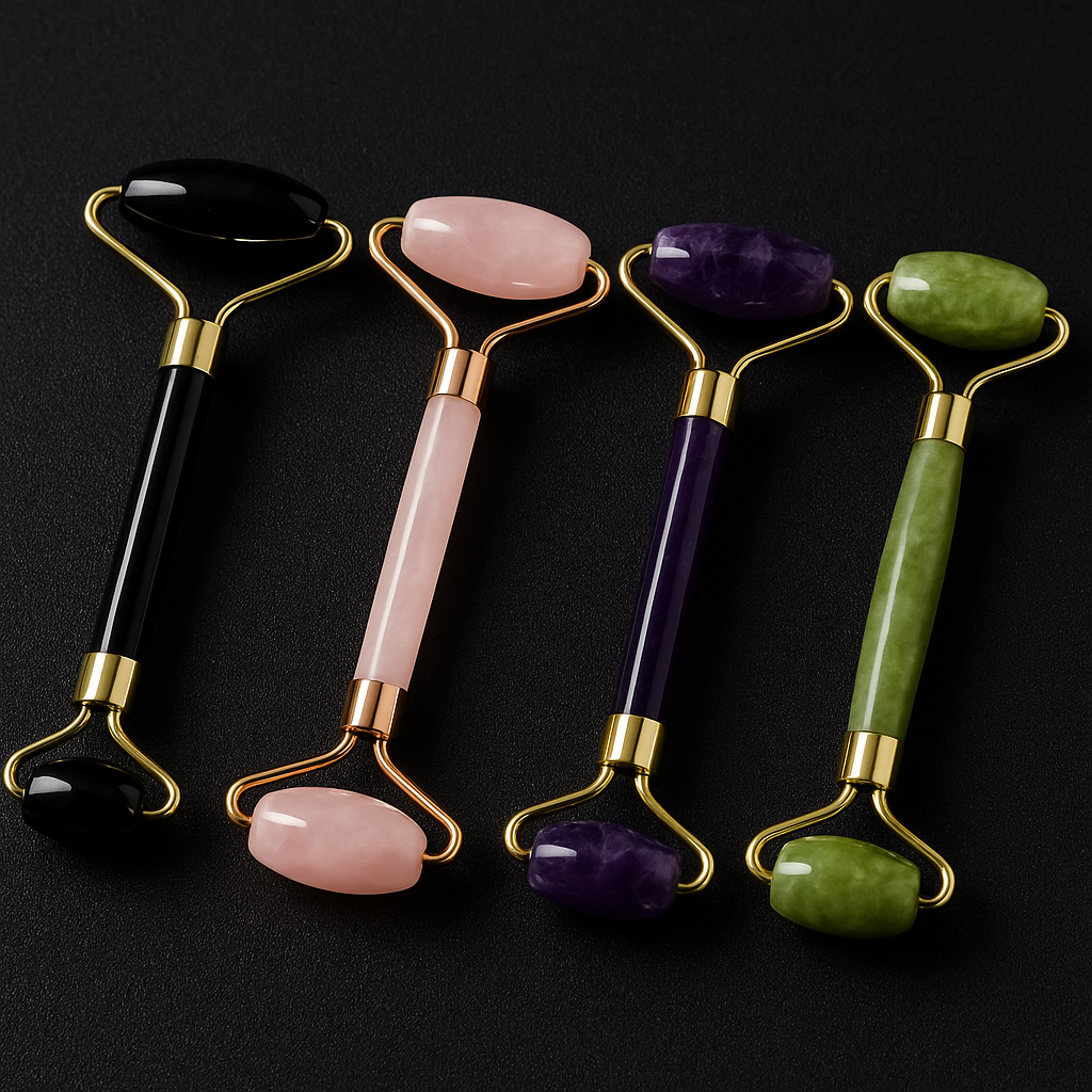 Rouleau de massage en pierre naturelle