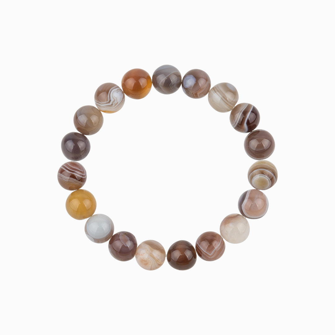 Bracelet en Agate multicolore naturelle - Qualité A