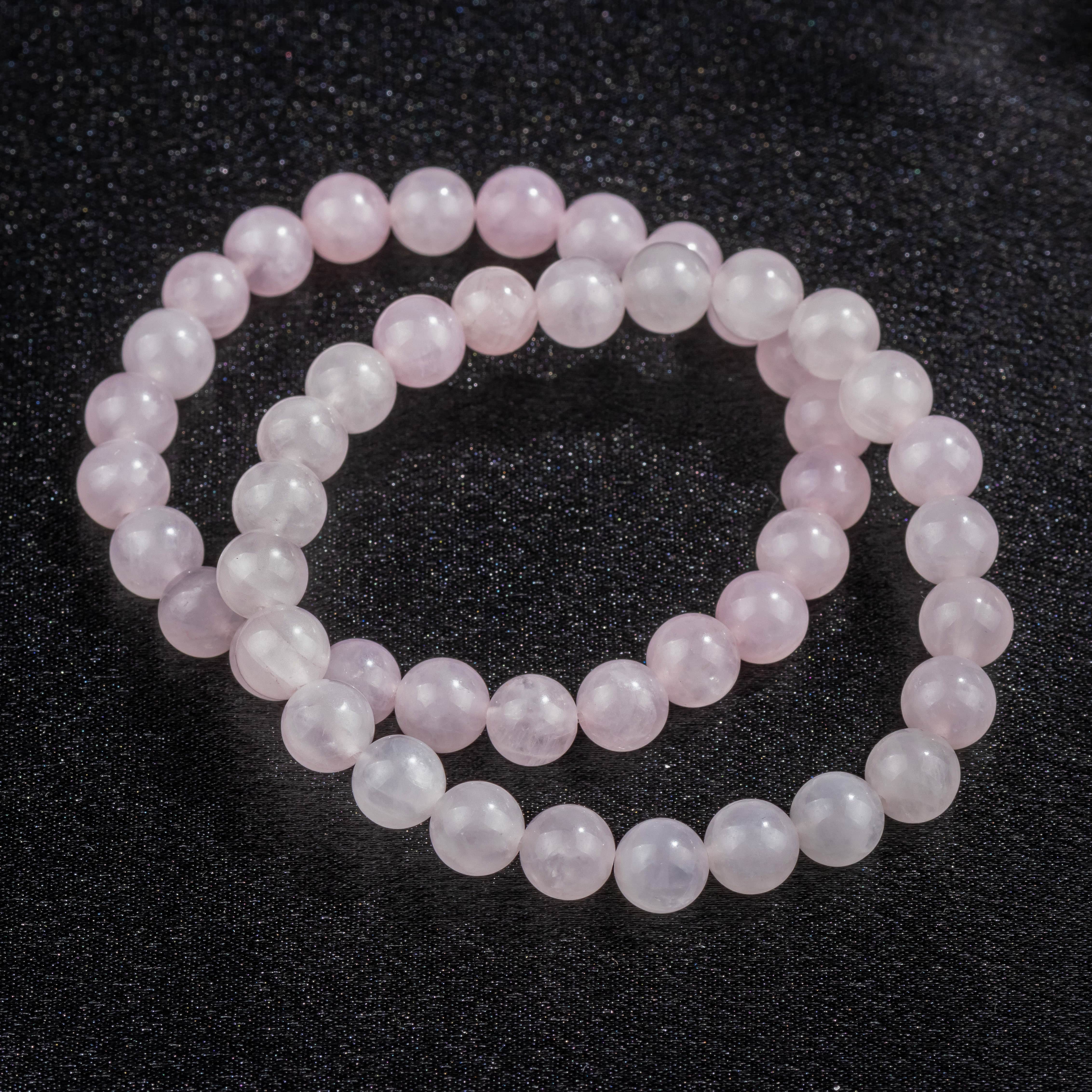 Bracelet en Quartz rose - Amour et Guérison Émotionelle - Qualité A