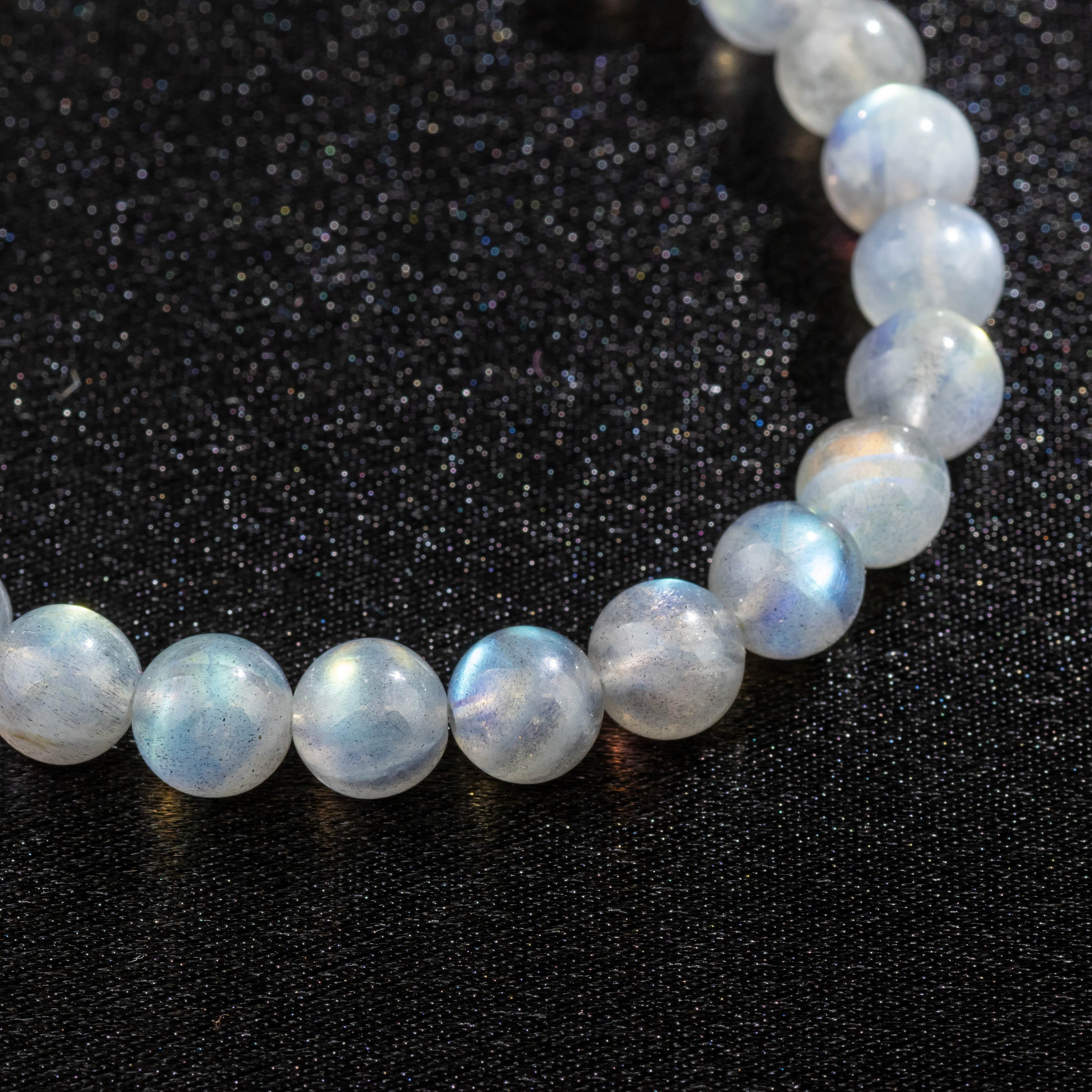 Bracelet en Labradorite naturelle - Qualité AAA (boules 8mm)