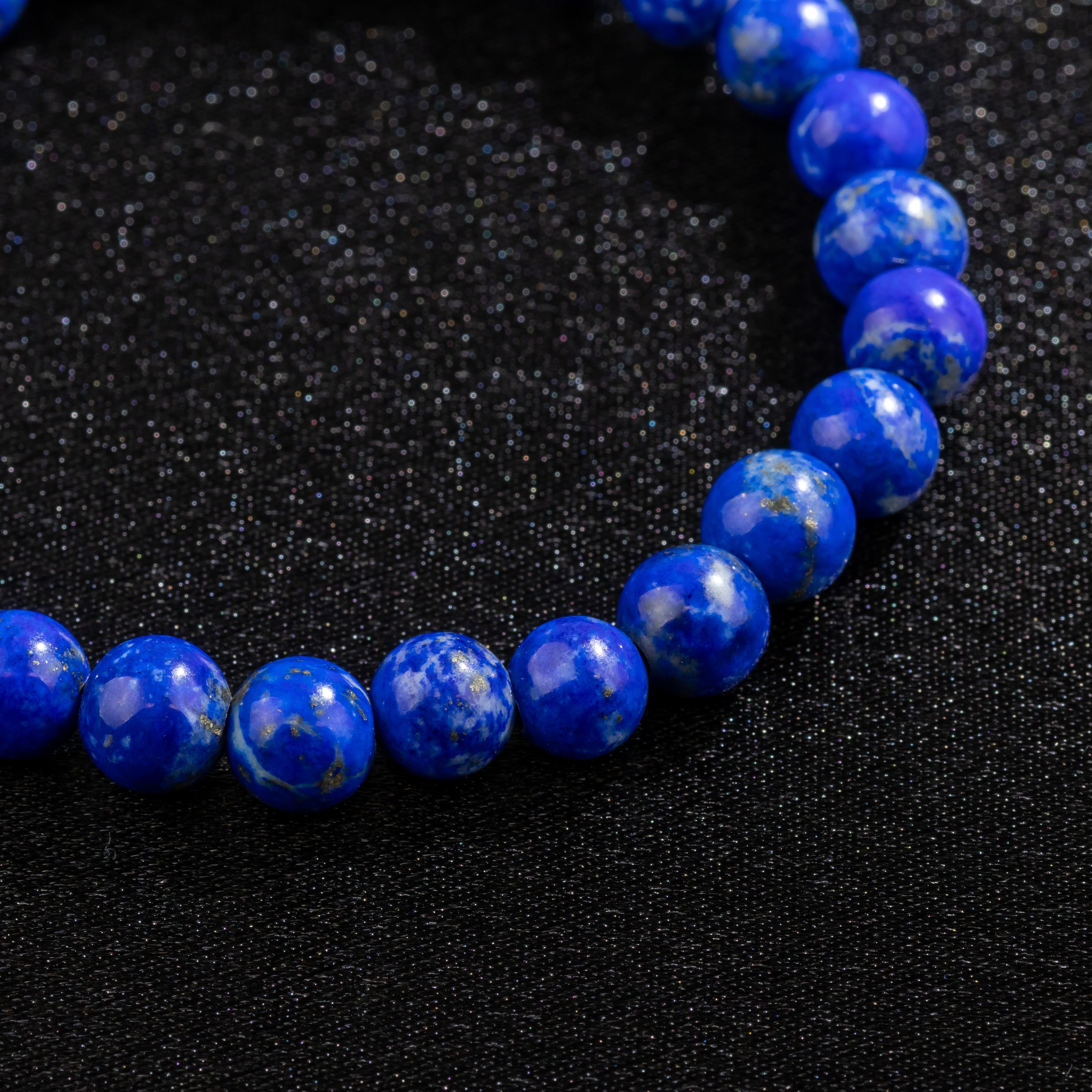 Bracelet en Lapis-Lazuli naturel - Qualité AAA (boules 8mm)