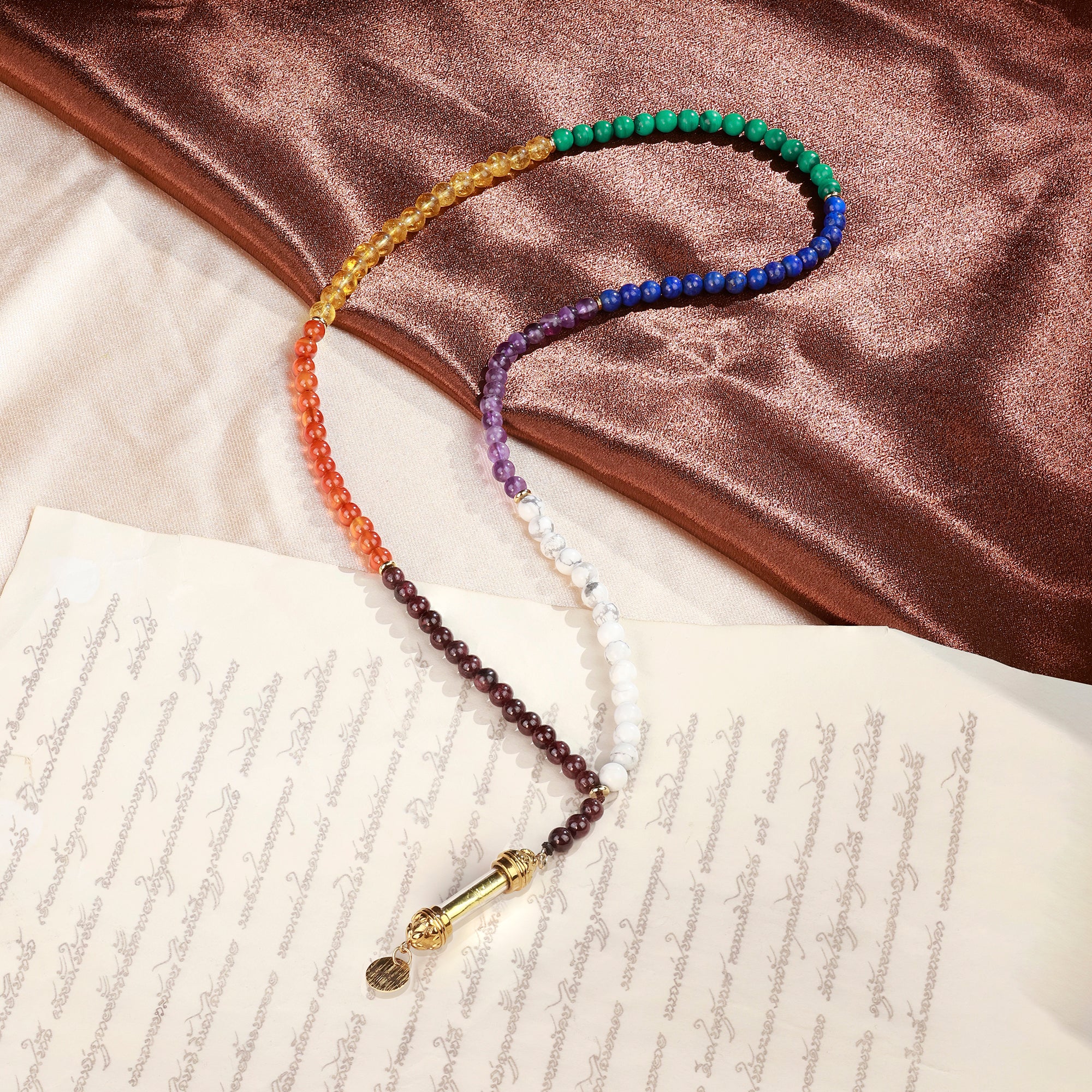 Mala 7 Chakras – Réalignement des centres énergétiques du corps